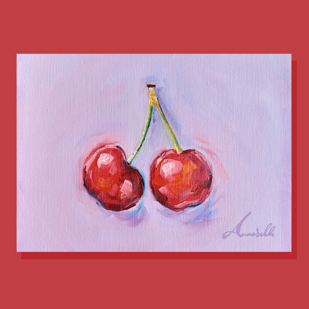 Cherries Postcard