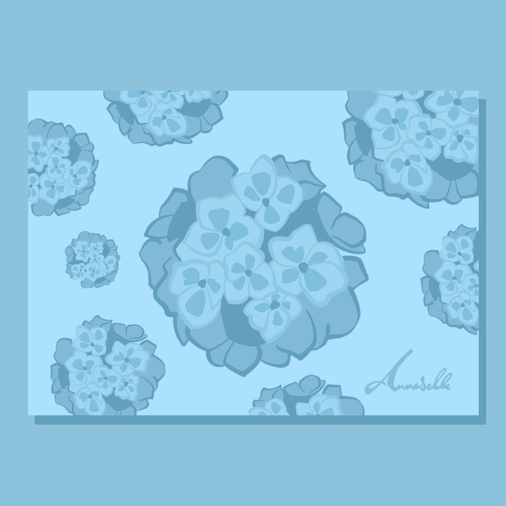 Hydrangea Postcard