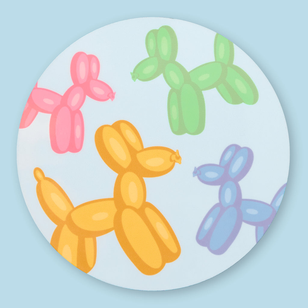 Multi Balloon Dog Coaster