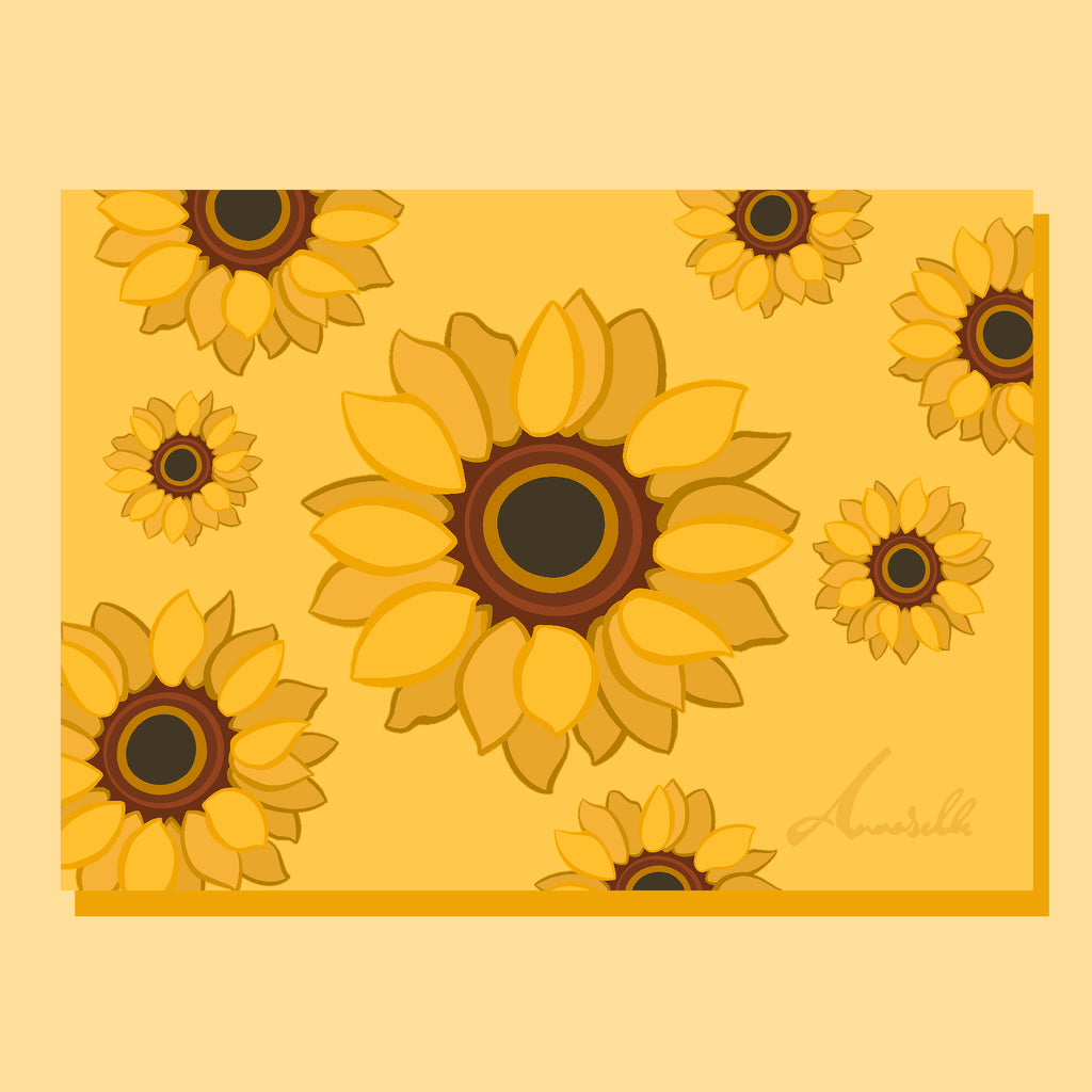 Sunflower Postcard