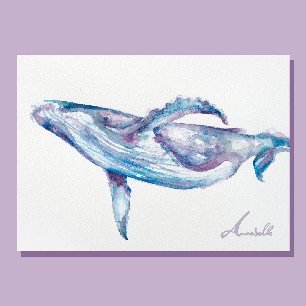 Whale Postcard